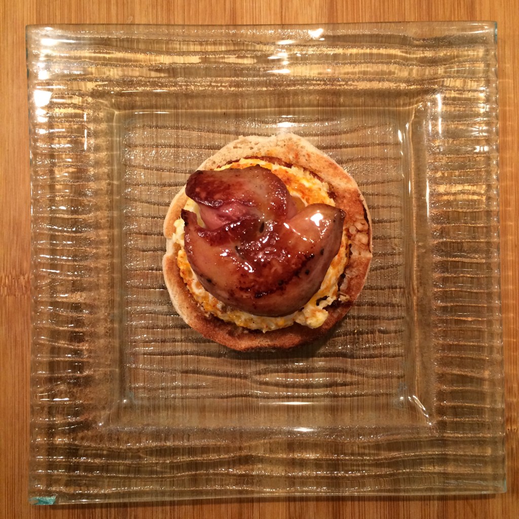 Foie gras sur muffin