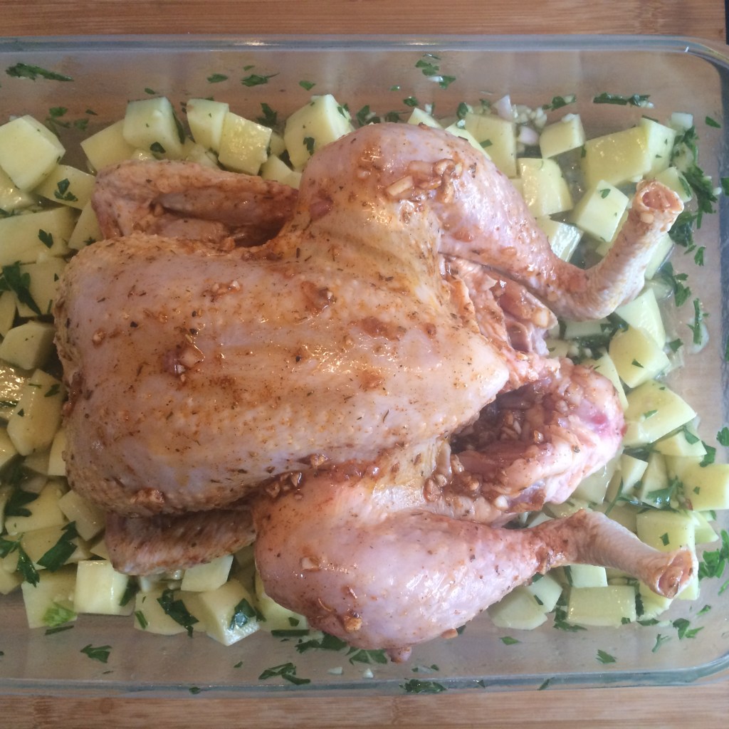 Poulet et pommes de terre